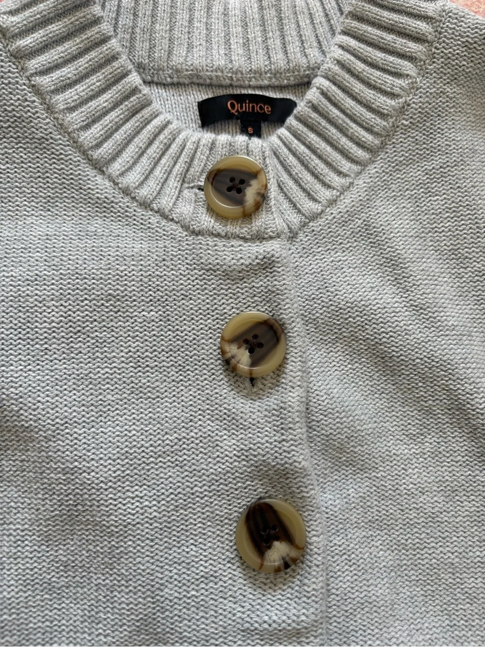 Quince 100% Organic Cotton Cropped Cardigan - Picture 7 of 8